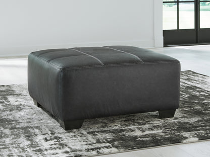 Brixley Pier Graphite Oversized Accent Ottoman - 2990608