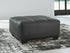 Brixley Pier Graphite Oversized Accent Ottoman - 2990608