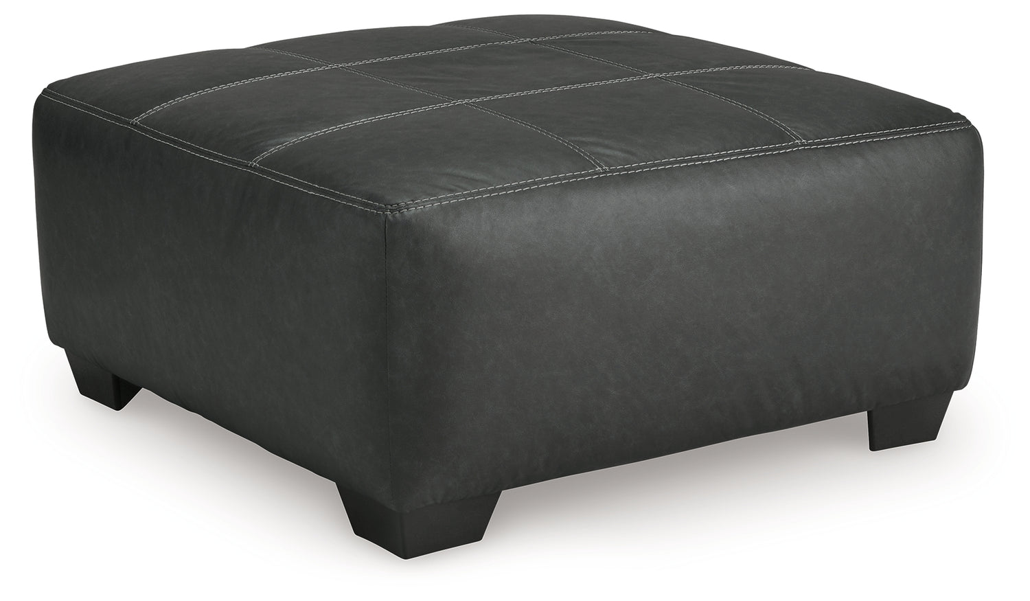 Brixley Pier Graphite Oversized Accent Ottoman - 2990608
