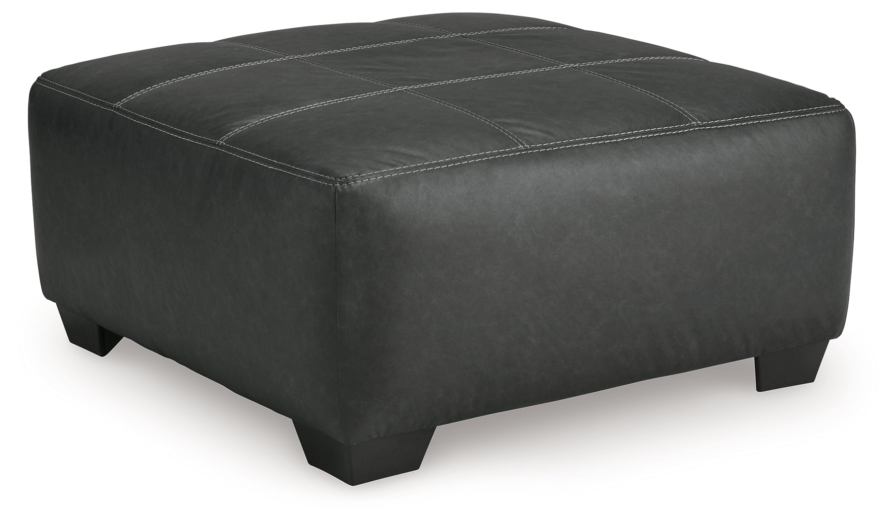 Brixley Pier Graphite Oversized Accent Ottoman - 2990608