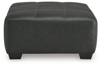 Brixley Pier Graphite Oversized Accent Ottoman - 2990608