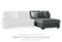 Brixley Pier Graphite Right-Arm Facing Corner Chaise - 2990617