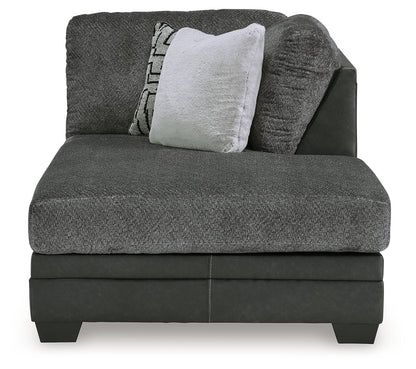 Brixley Pier Graphite Right-Arm Facing Corner Chaise - 2990617