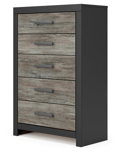Broachmyn Black/Gray Chest of Drawers - PCB1118-46