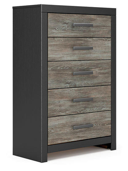 Broachmyn Black/Gray Chest of Drawers - PCB1118-46