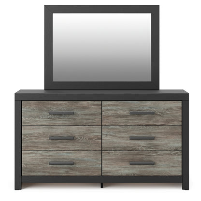 Broachmyn Black/Gray Dresser and Mirror - PCB1118B1