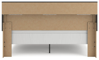 Broachmyn Black/Gray King Bookcase Bed - PCB1118B6