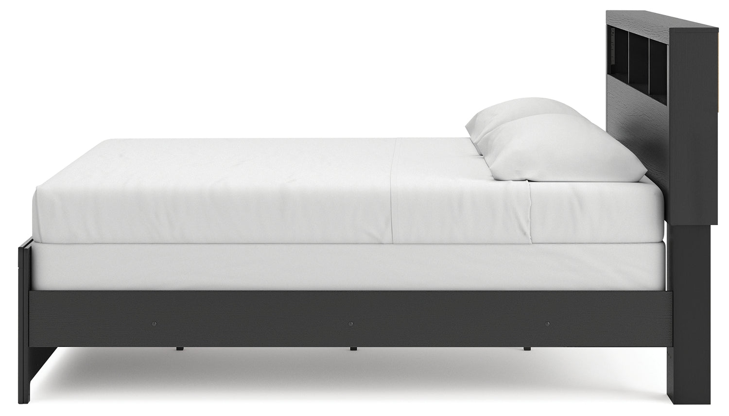 Broachmyn Black/Gray King Bookcase Bed - PCB1118B6