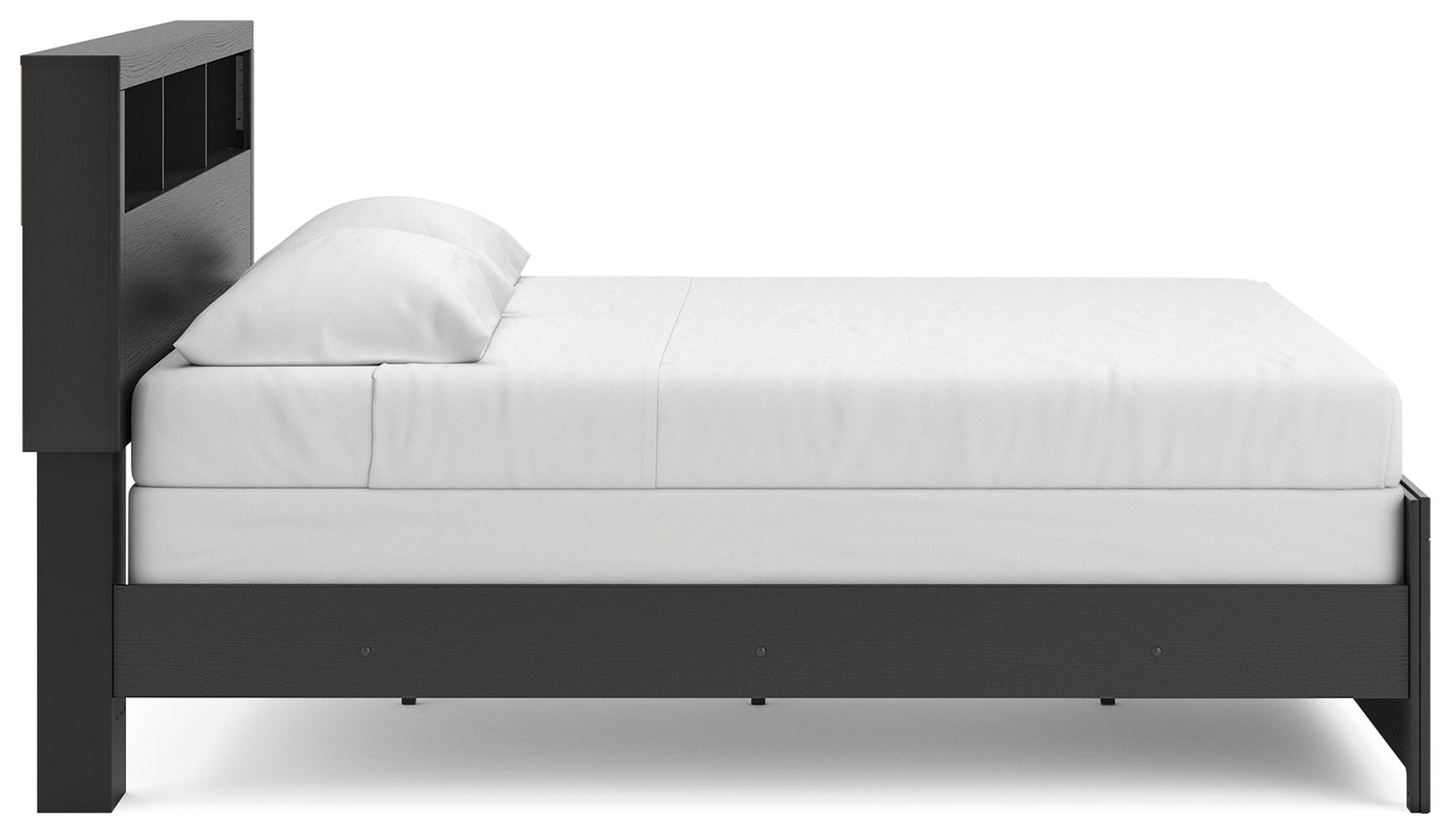 Broachmyn Black/Gray King Bookcase Bed - PCB1118B6