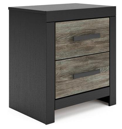 Broachmyn Black/Gray Nightstand - PCB1118-92