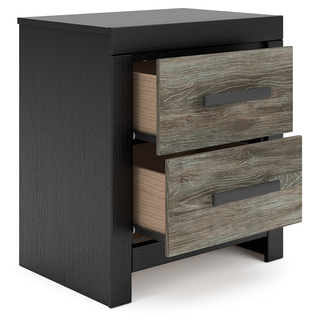 Broachmyn Black/Gray Nightstand - PCB1118-92