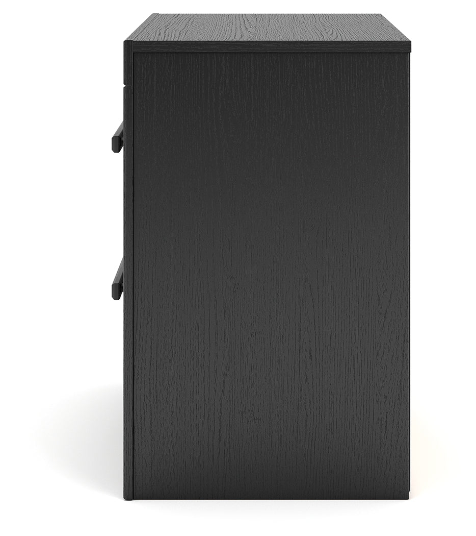 Broachmyn Black/Gray Nightstand - PCB1118-92