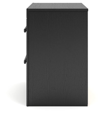 Broachmyn Black/Gray Nightstand - PCB1118-92