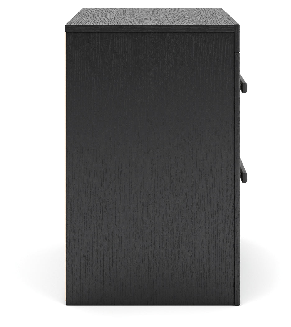Broachmyn Black/Gray Nightstand - PCB1118-92