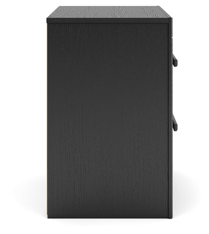 Broachmyn Black/Gray Nightstand - PCB1118-92