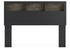 Broachmyn Black/Gray Queen Bookcase Headboard - PCB1118-65