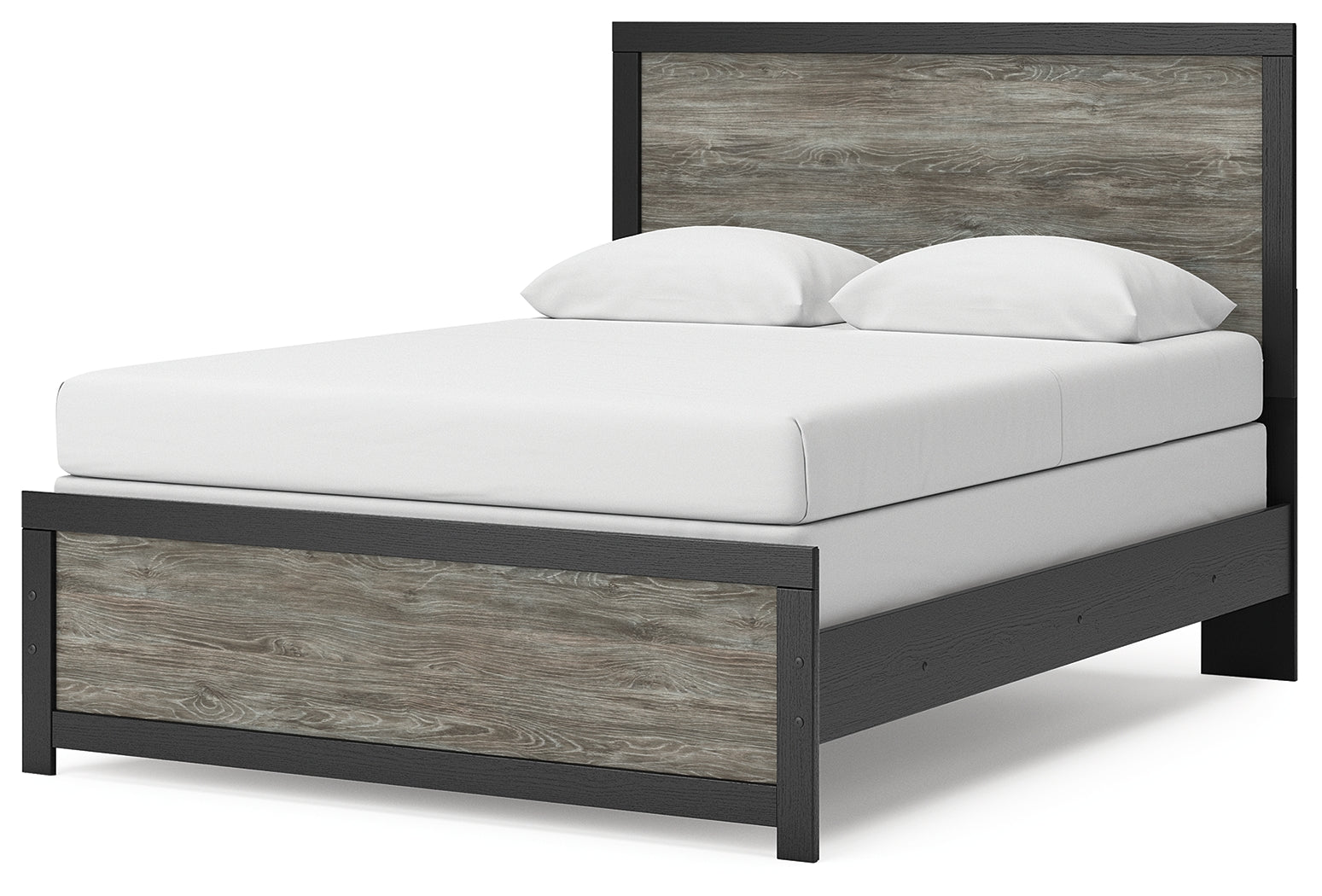 Broachmyn Black/Gray Queen Panel Bed - PCB1118B4