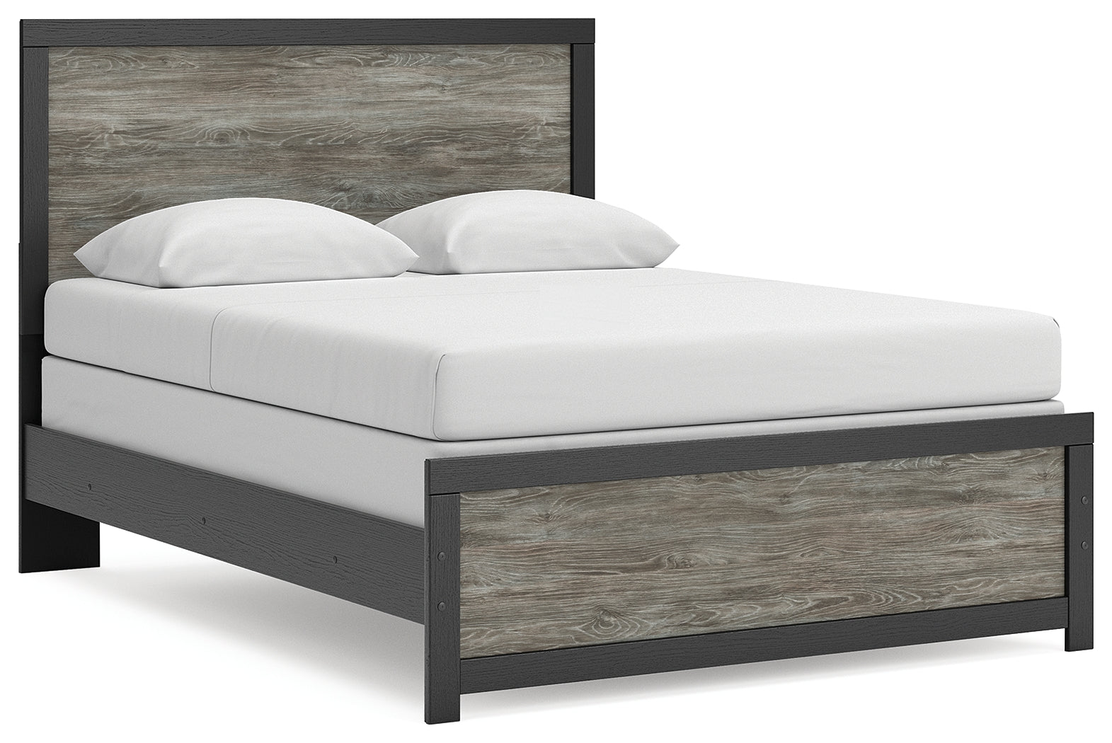 Broachmyn Black/Gray Queen Panel Bed - PCB1118B4