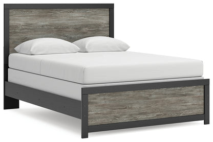 Broachmyn Black/Gray Queen Panel Bed - PCB1118B4