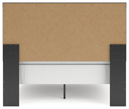 Broachmyn Black/Gray Queen Panel Bed - PCB1118B4