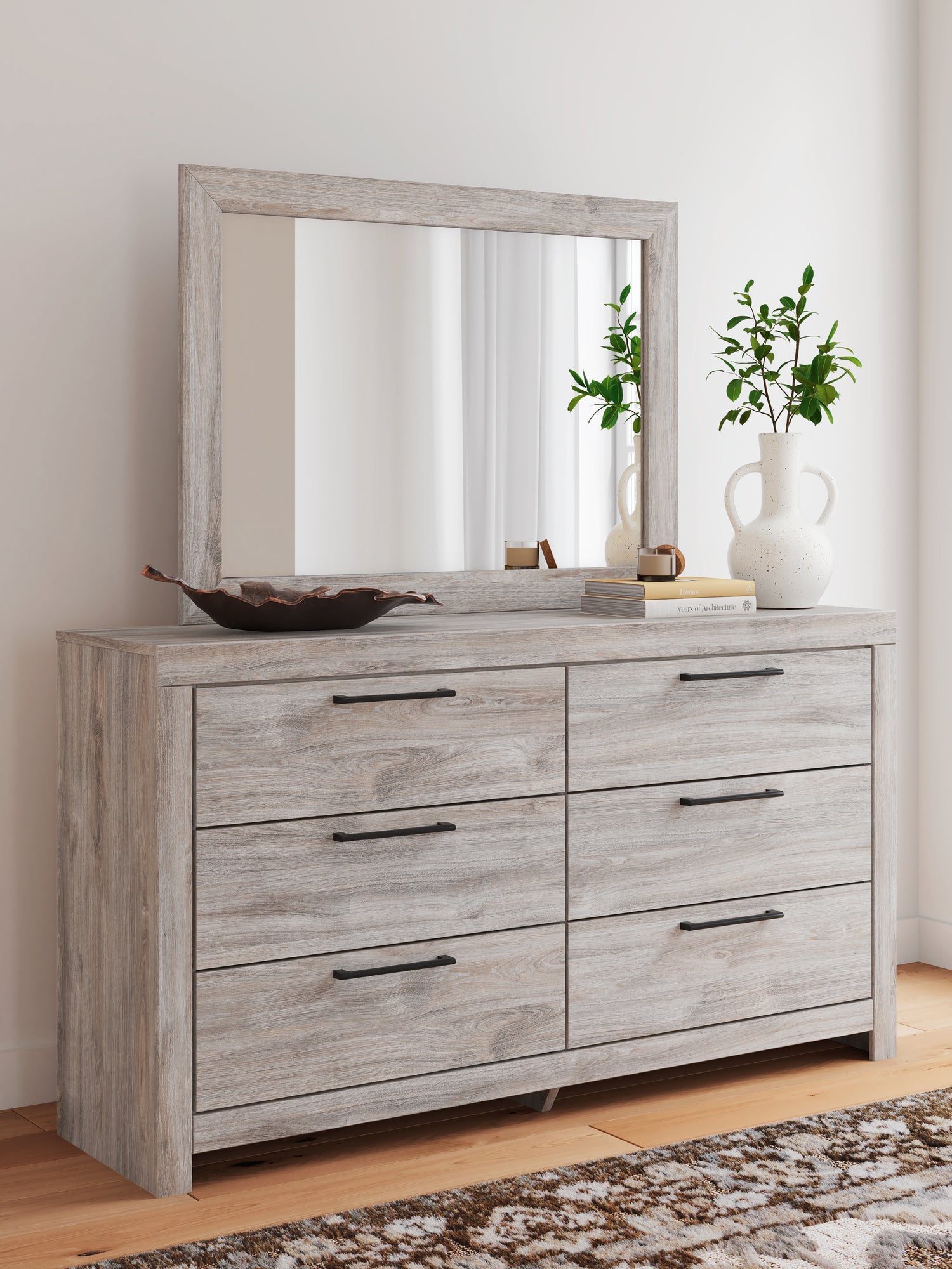 Broachmyn Gray Dresser and Mirror - PCB1120B1