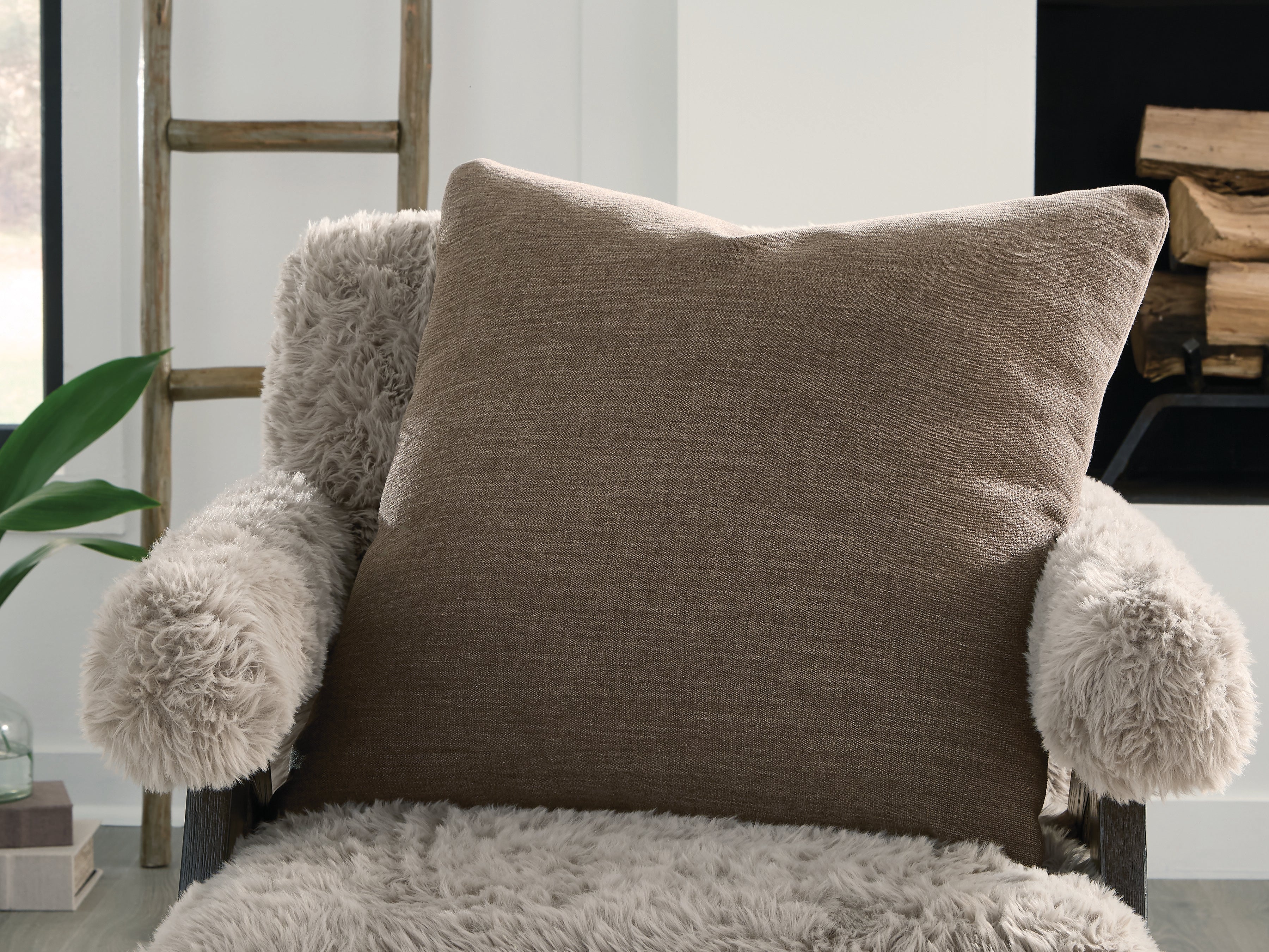 Brockbert Brown Pillow (Set of 4) - A1001130