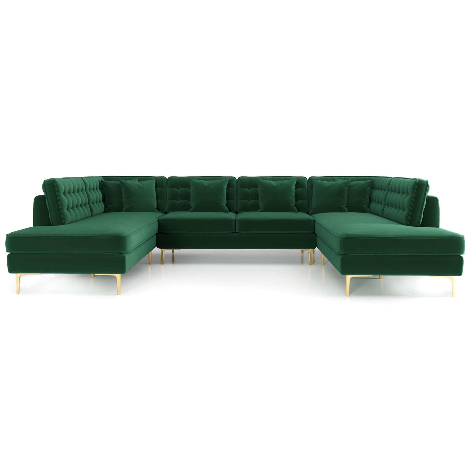 Brooke Velvet U Shape Corner Sofa - CSC00300102