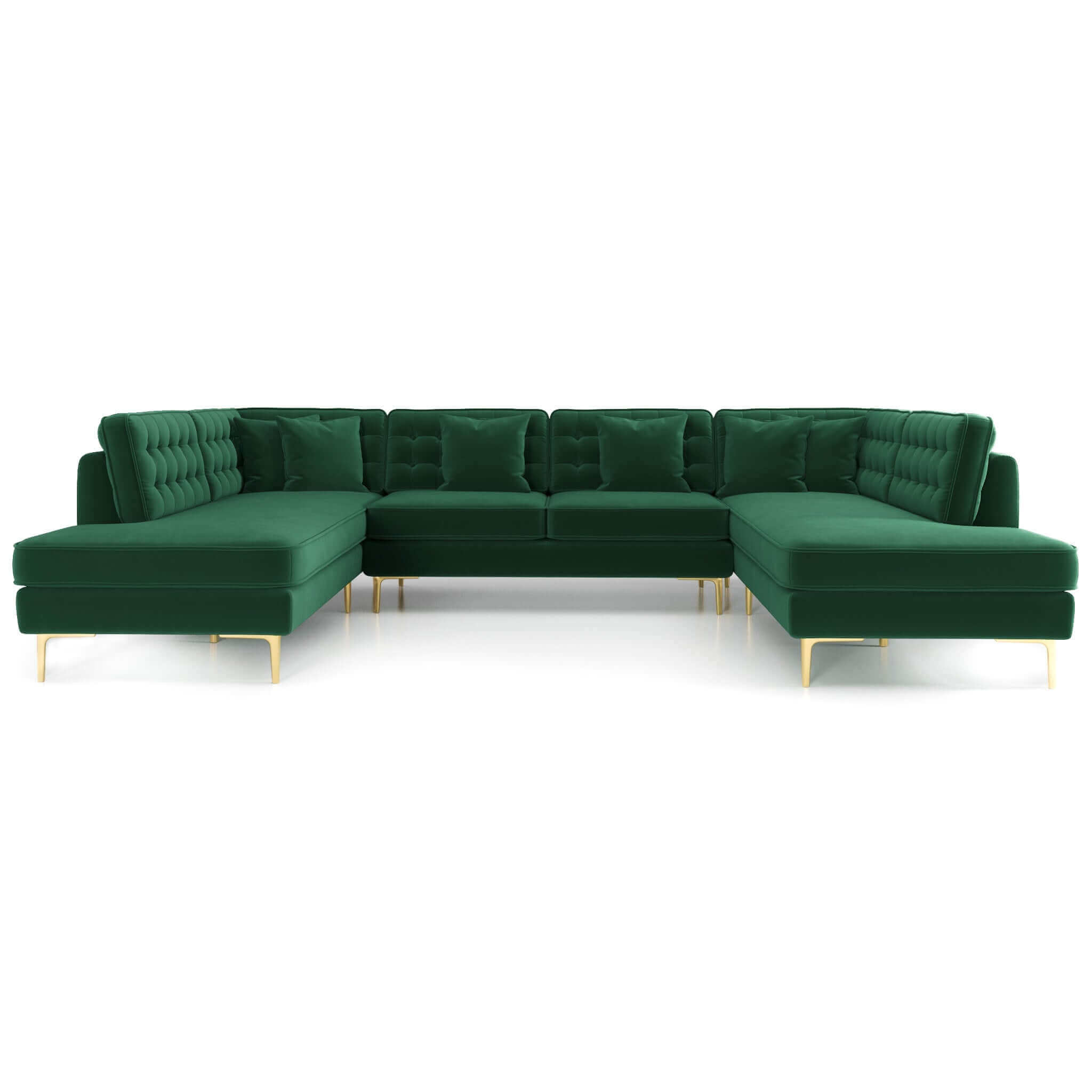 Brooke Velvet U Shape Corner Sofa - CSC00300102