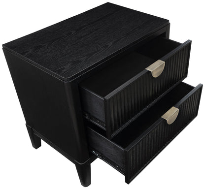 Brookmead 4-piece Upholstered Eastern King Bedroom Set Black - 224710KE-S4