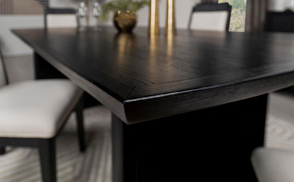 Brookmead 9-piece Extension Leaf Dining Table Set Black - 108231-S9