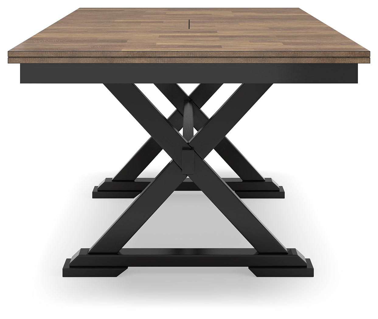 Wildenauer Brown/Black Dining Table and 6 Chairs from Ashley - Luna Furniture