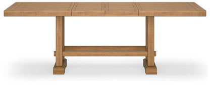 Brown Havonplane Counter Height Dining Table and 4 Barstools - PKG016730