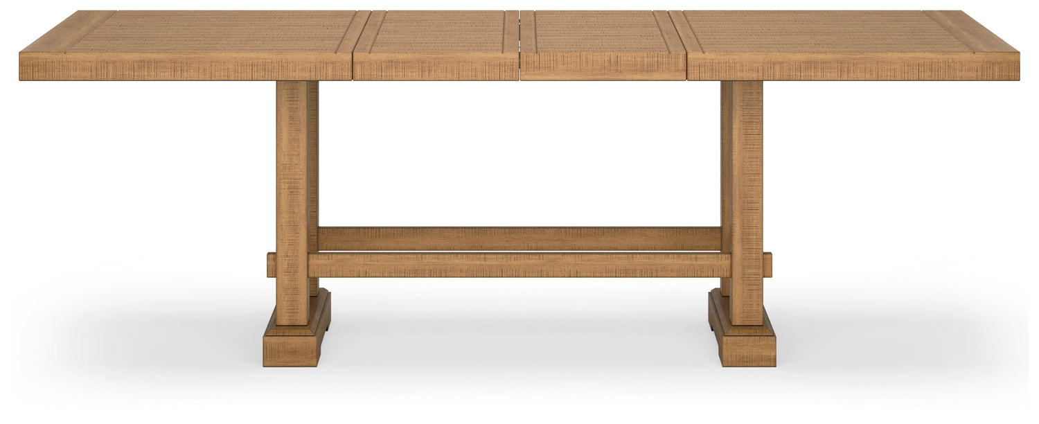 Havonplane Counter Height Dining Table and 8 Barstools in Brown from Ashley - Luna Furniture