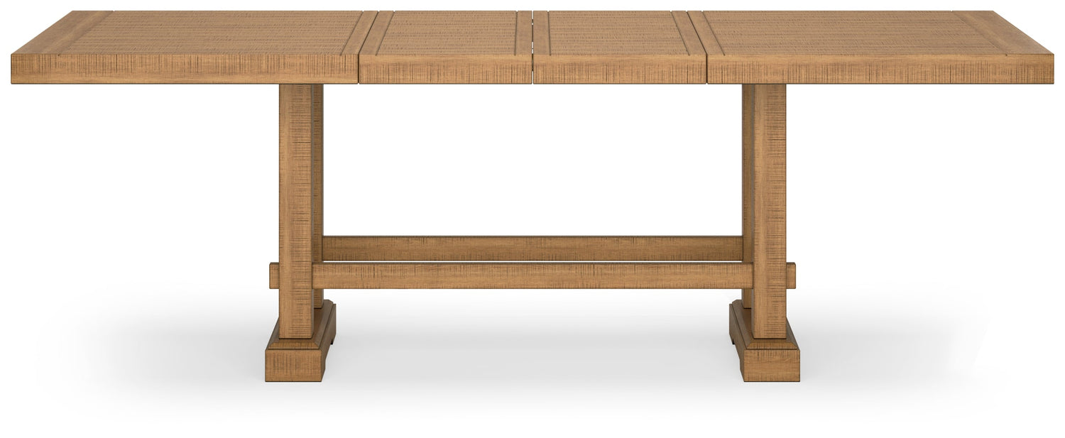 Havonplane Counter Height Dining Table and 8 Barstools in Brown from Ashley - Luna Furniture