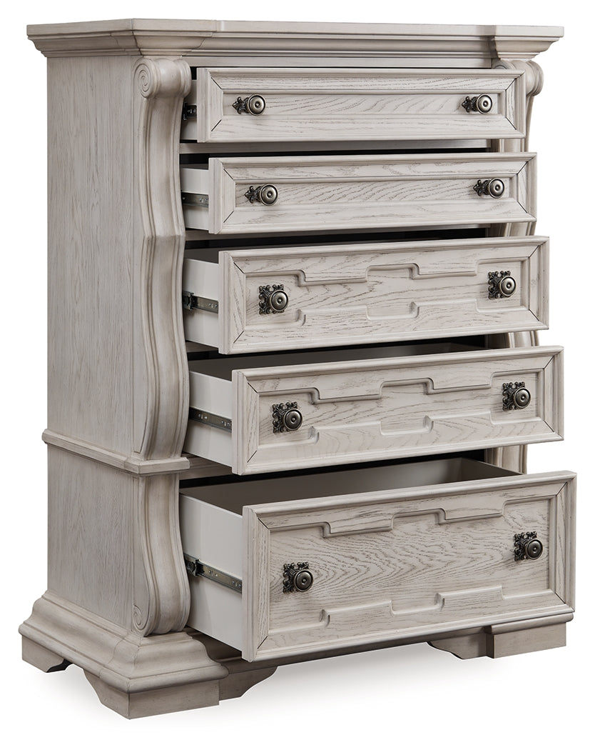 Bruchandi Antique White Chest of Drawers - PCB948-46