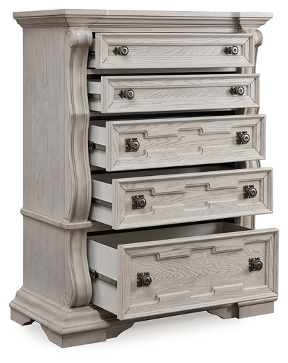 Bruchandi Antique White Chest of Drawers - PCB948-46