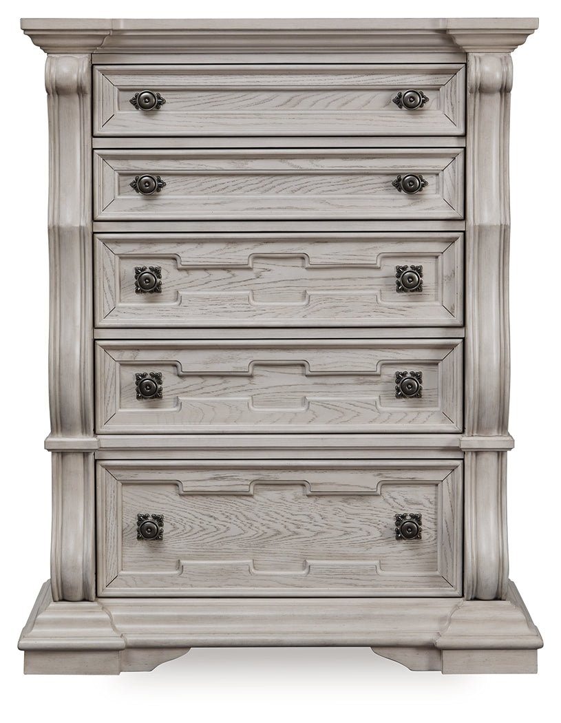 Bruchandi Antique White Chest of Drawers - PCB948-46