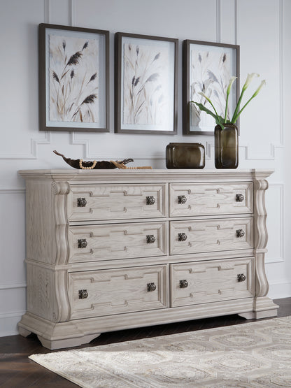 Bruchandi Antique White Dresser - PCB948-31