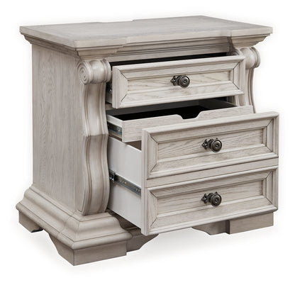 Bruchandi Antique White Nightstand - PCB948-93
