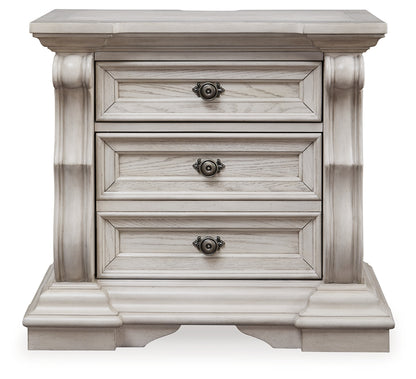 Bruchandi Antique White Nightstand - PCB948-93