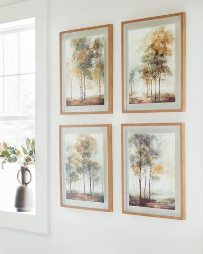 Bryneford Multi Wall Art (Set of 4) - A8000411