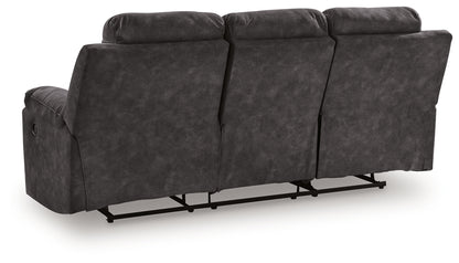 Brysonview Charcoal Reclining Sofa - 6360588