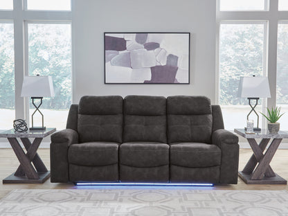 Brysonview Charcoal Reclining Sofa - 6360588
