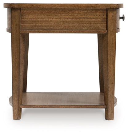 Burkbyer Brown End Table - T513-3