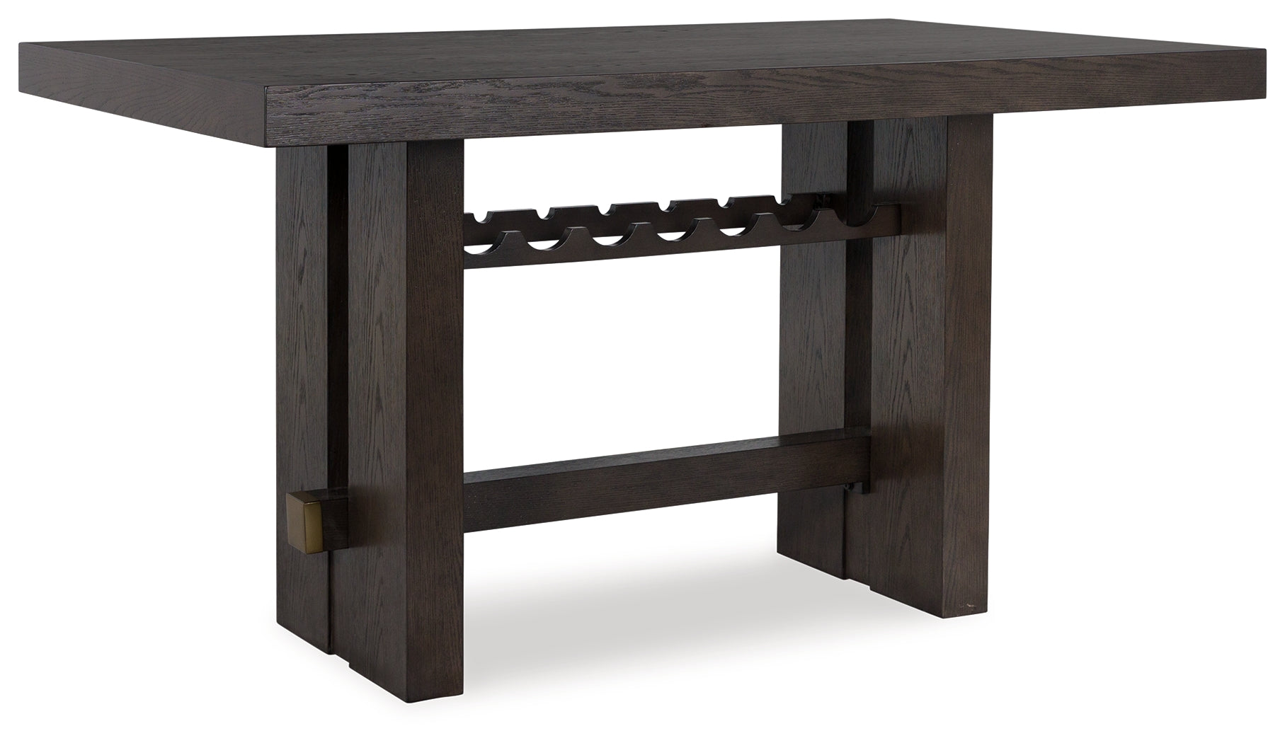 Burkhaus Dark Brown Counter Height Dining Table - D984-32 - Bien Home Furniture &amp; Electronics