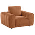 Burnett Chenille Upholstered Accent Chair Burnt Orange - 504953