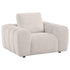 Burnett Chenille Upholstered Accent Chair Ivory - 504957