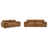 Buxton 2-piece Leather Upholstered Sofa Set Orange - 509501-S2