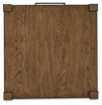 Cabalynn Coffee Table with 1 End Table in Light Brown - PKG015597