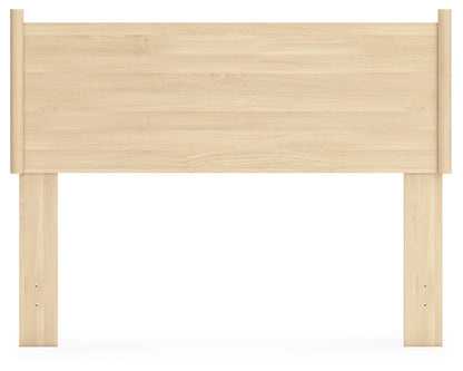 Cabinella Full Panel Headboard with Dresser and Chest in Tan - PKG017217